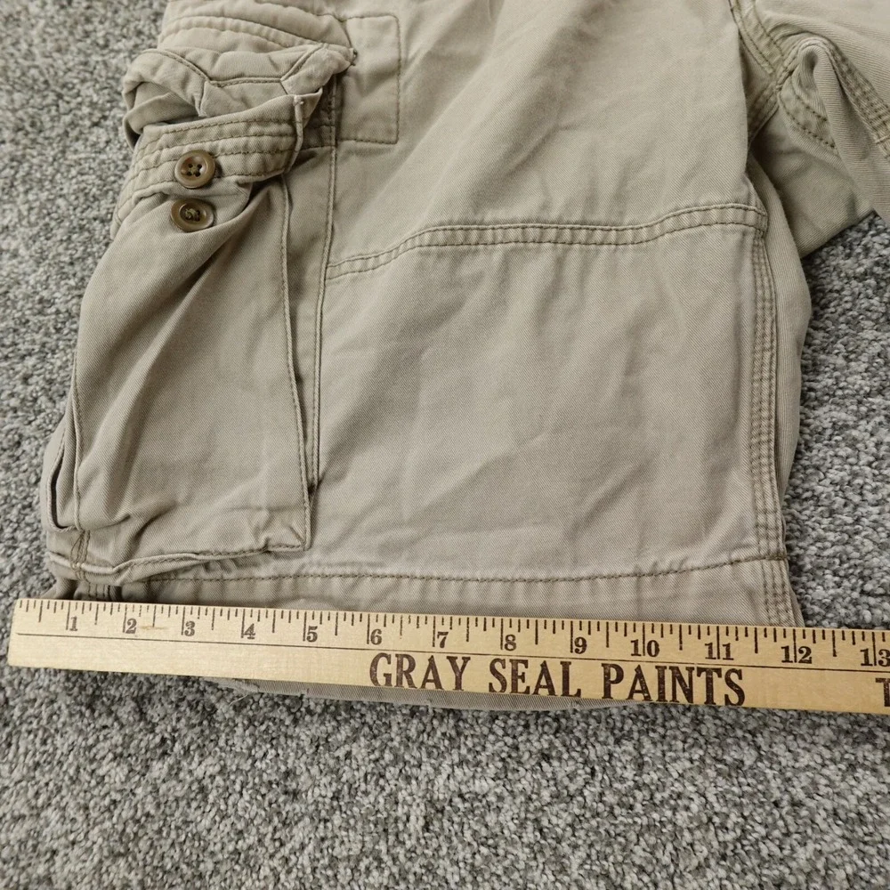 VTG Ralph Lauren Polo Shorts Mens 33 Beige Cargo Utility Hiking Military Outdoor